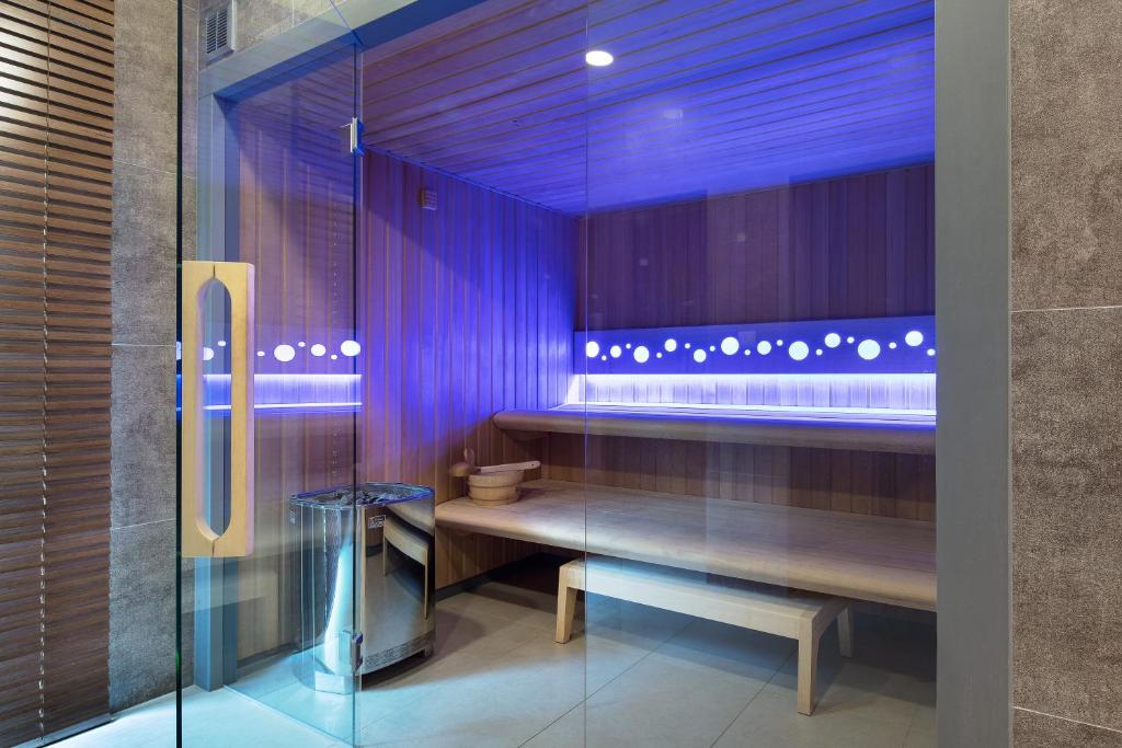 Koupelna v ubytování Hotel Wodnik