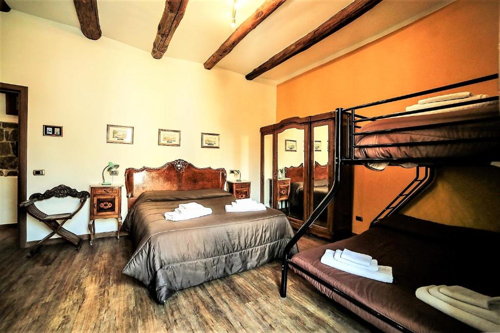 Posteľ alebo postele v izbe v ubytovaní San Gennaro B&B