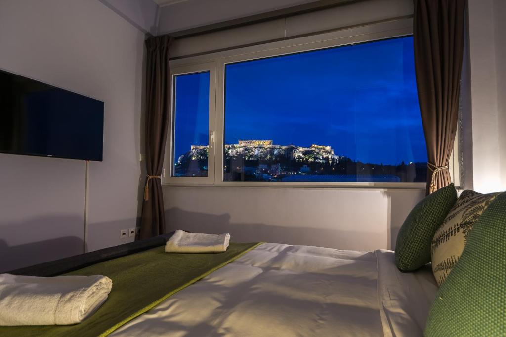 Posteľ alebo postele v izbe v ubytovaní Breathtaking View Studio!