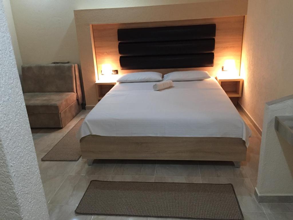 Postel nebo postele na pokoji v ubytování Guesthouse Liamra