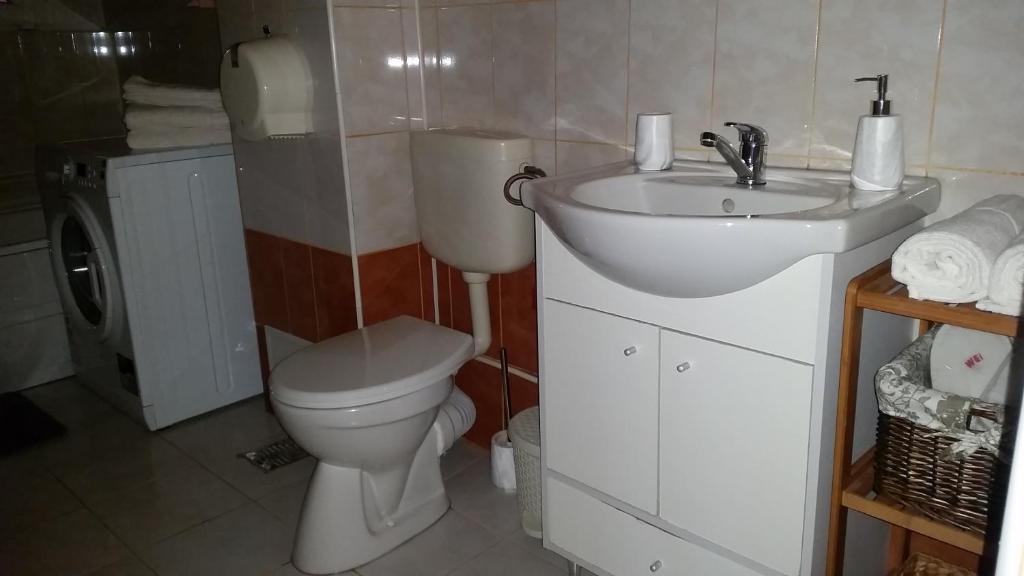 Koupelna v ubytování Casa Carla-Maria