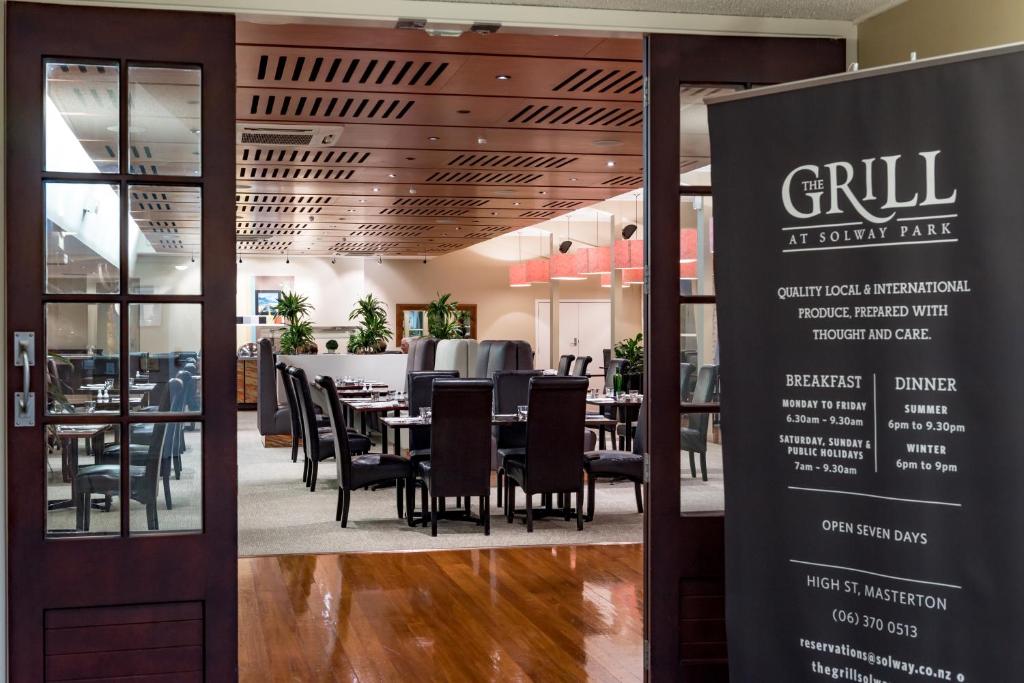 Restaurace v ubytování Copthorne Solway Park, Wairarapa