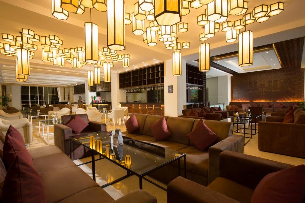 Posezení v ubytování Swiss-Belhotel Lampung
