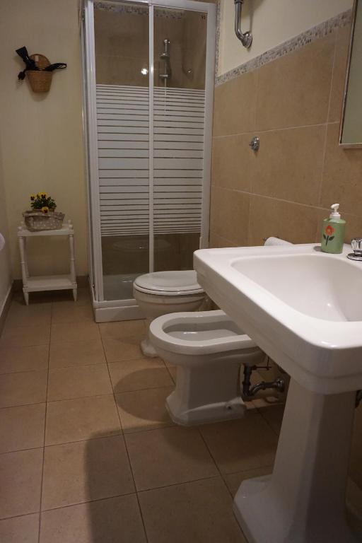 Koupelna v ubytování Volver B&B