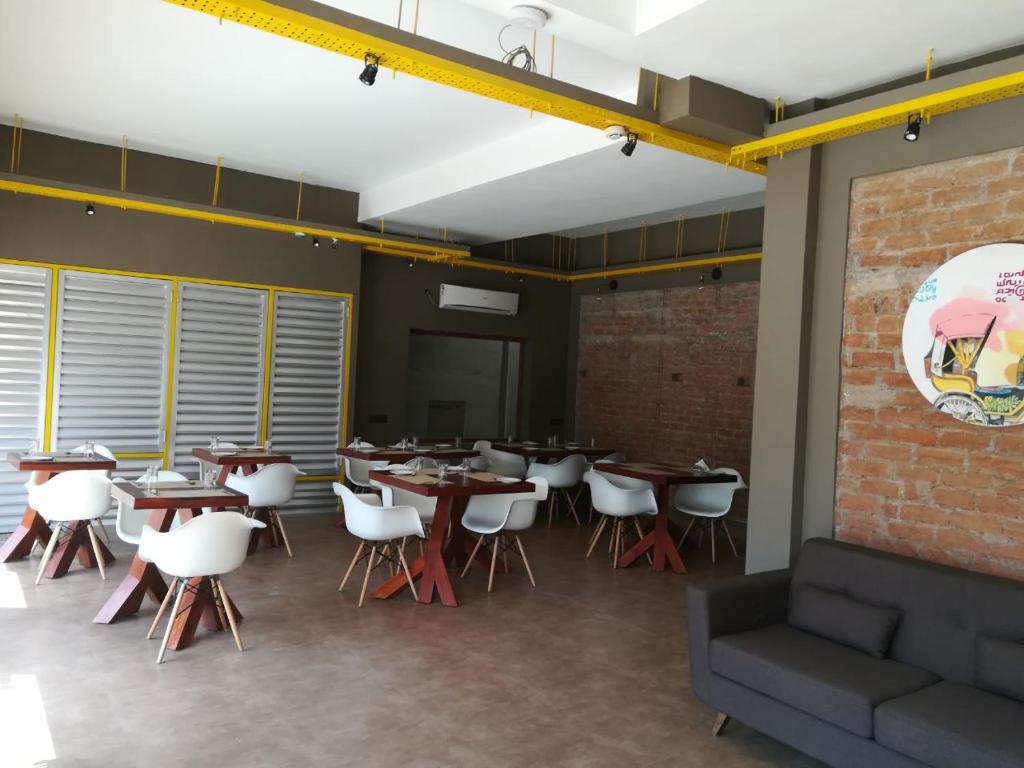 Posezení v ubytování Hotel Beebiz Guindy