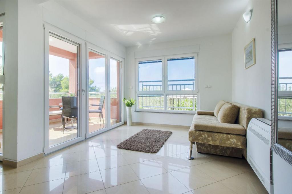Posezení v ubytování Apartments Lenija