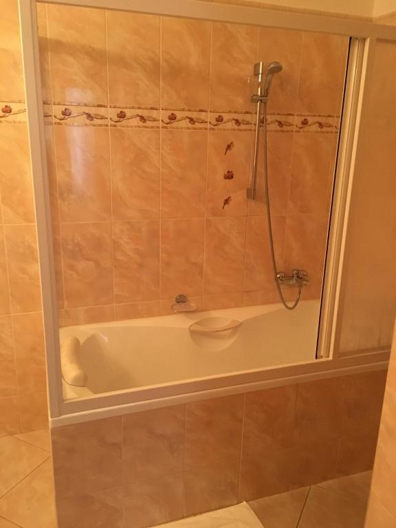 Koupelna v ubytování Hotel Pegas Brno