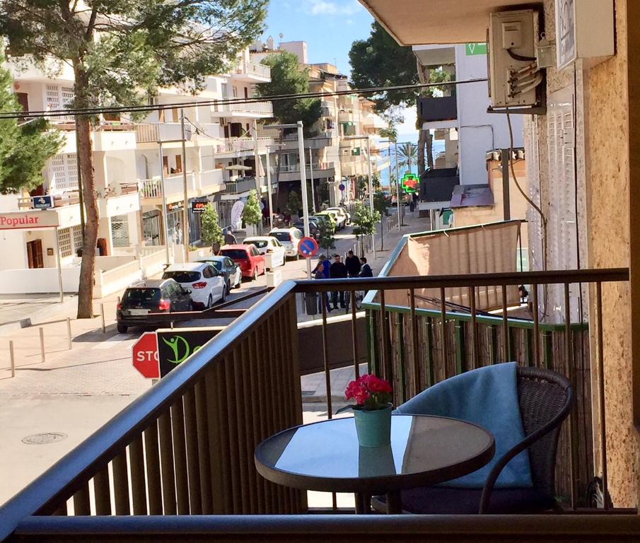 Balkón nebo terasa v ubytování Sol y Luna Cala Millor