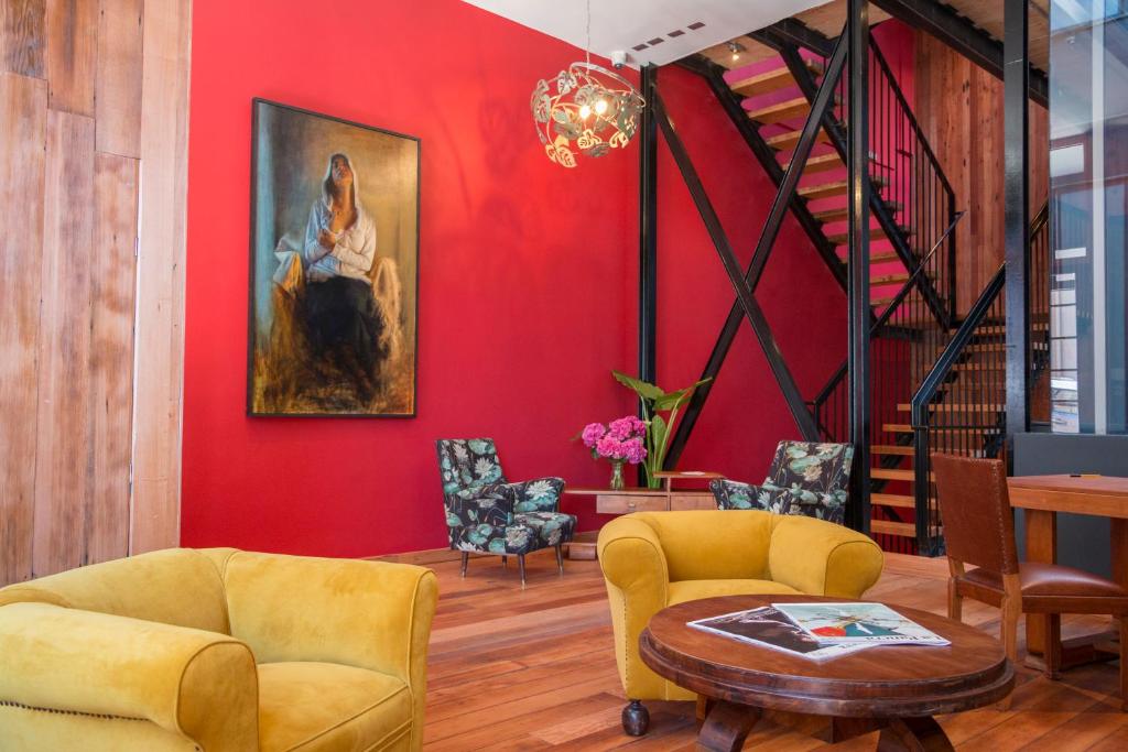Posezení v ubytování Augusta Hotel
