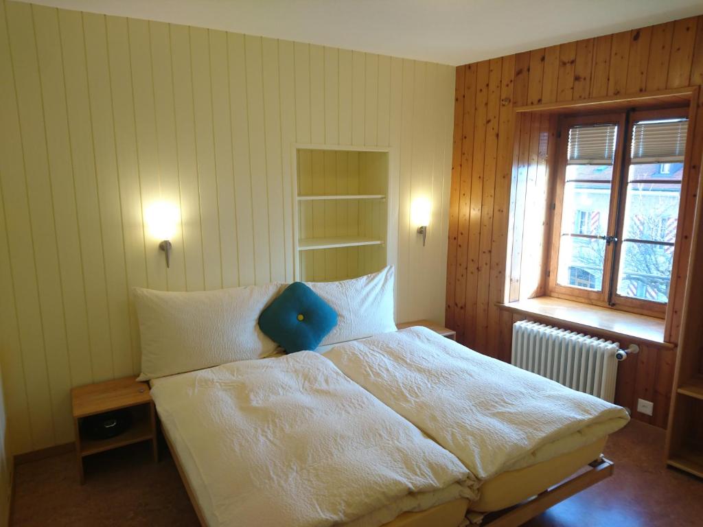 Postel nebo postele na pokoji v ubytování Domaine du Burignon