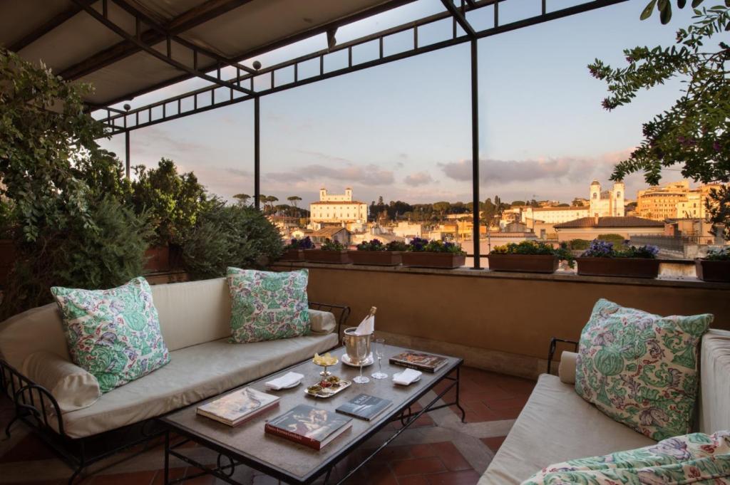 Posezení v ubytování Grand Hotel Plaza