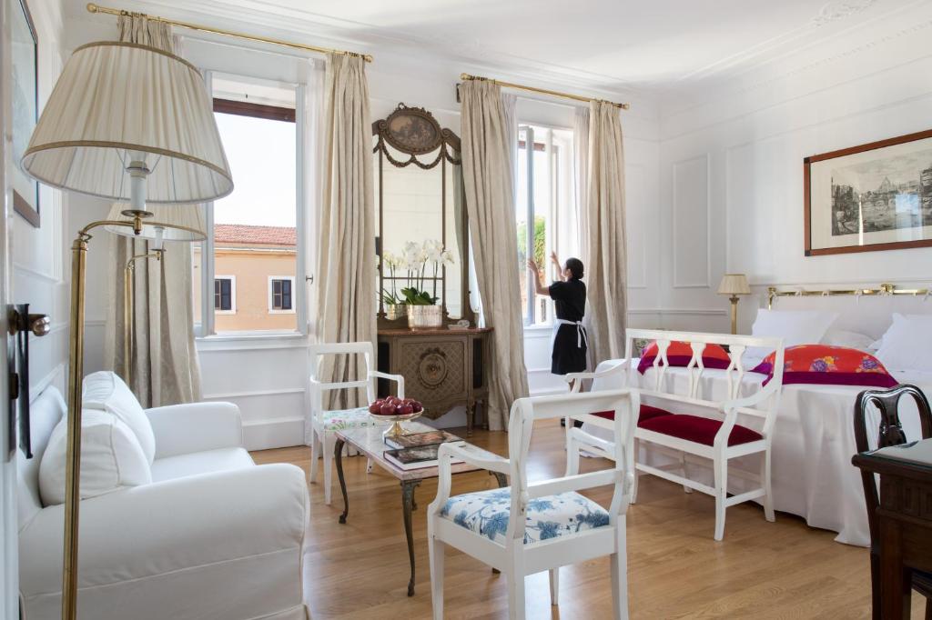 Posezení v ubytování Grand Hotel Plaza