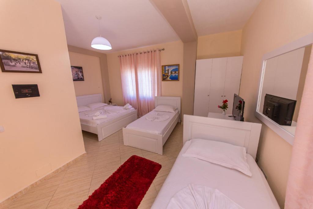Postel nebo postele na pokoji v ubytování Hotel Bahamas
