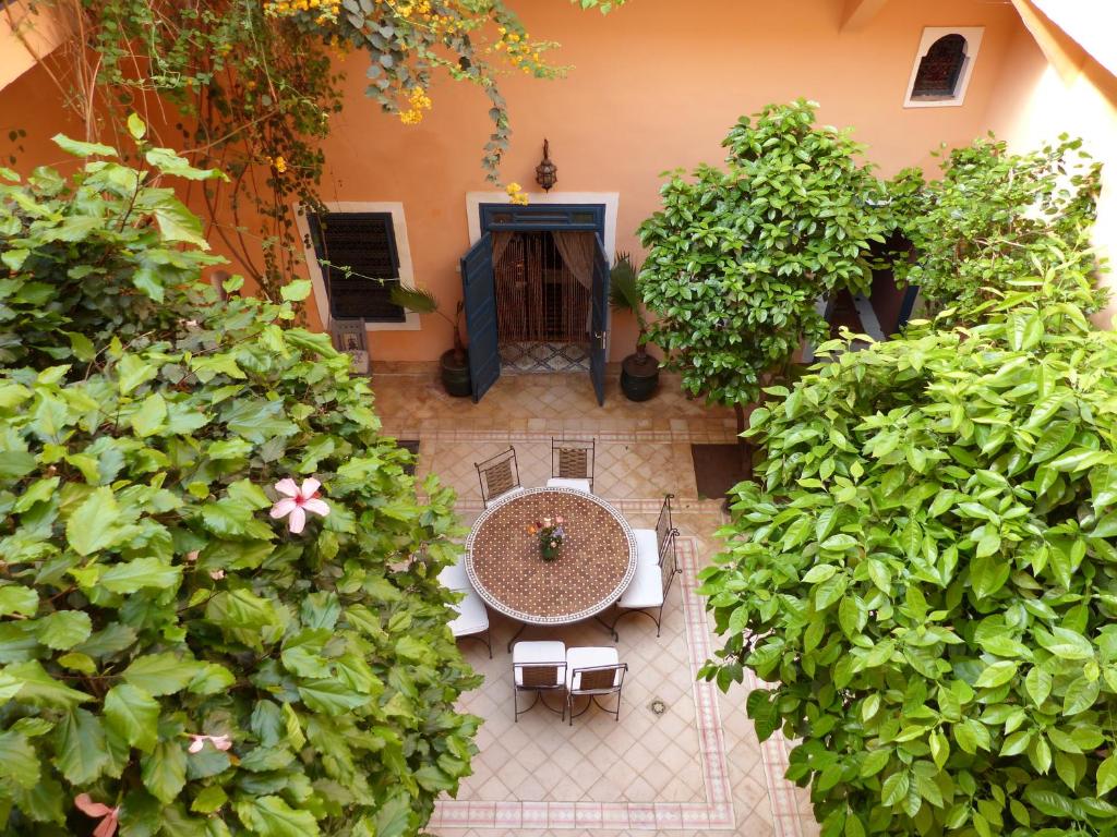 Zahrada ubytování Riad El Filali
