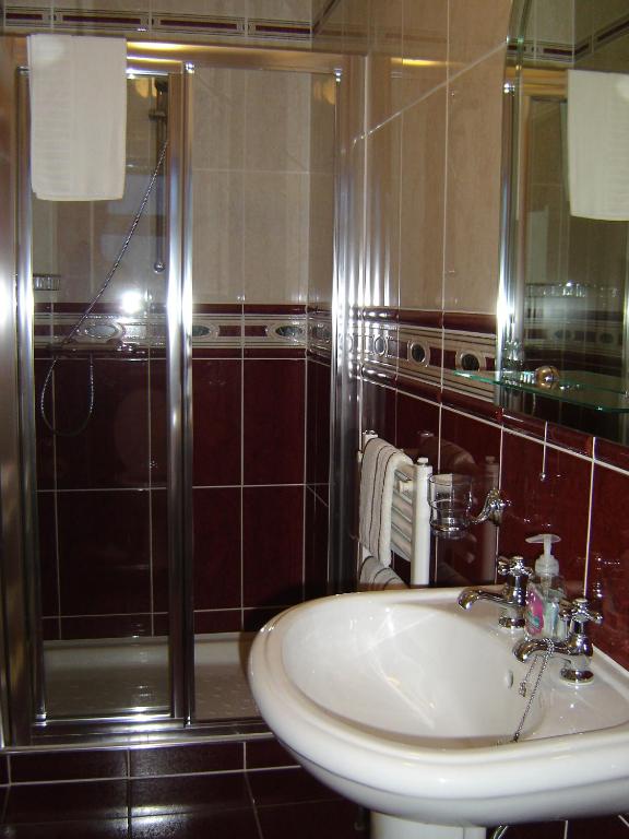 Koupelna v ubytování Alverna House B&B