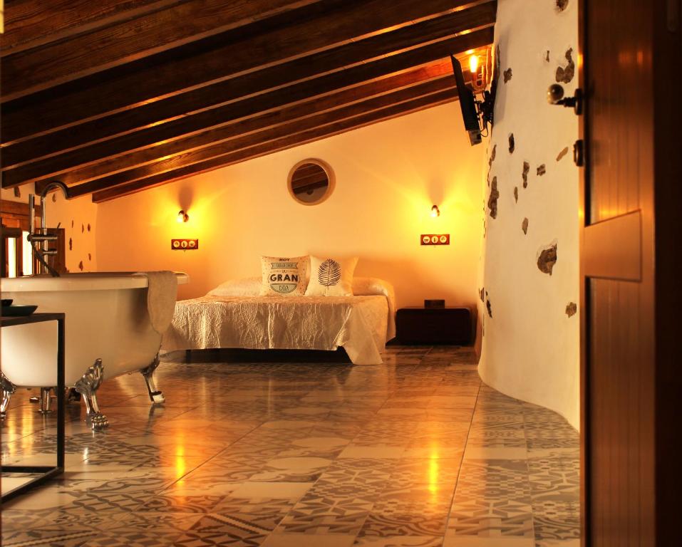Ένα ή περισσότερα κρεβάτια σε δωμάτιο στο Casa Los gorgos