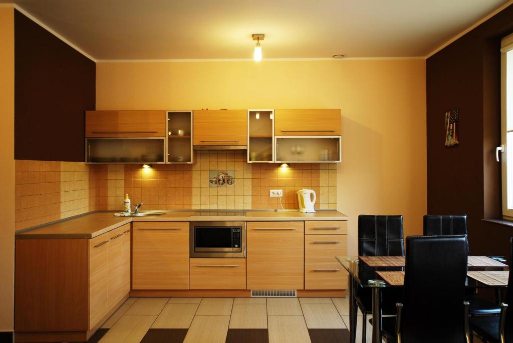 Kuchyňa alebo kuchynka v ubytovaní Apartamenty Energo
