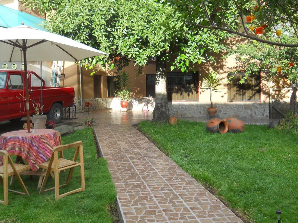 Zahrada ubytování Hostal Goya Andina