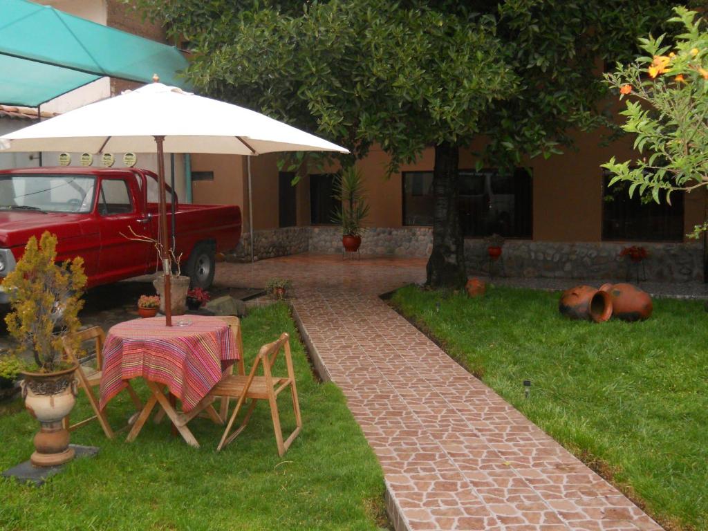 Zahrada ubytování Hostal Goya Andina