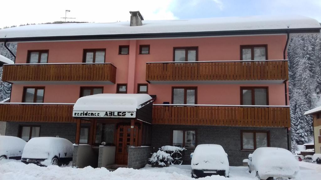 Residence Ables v zimě