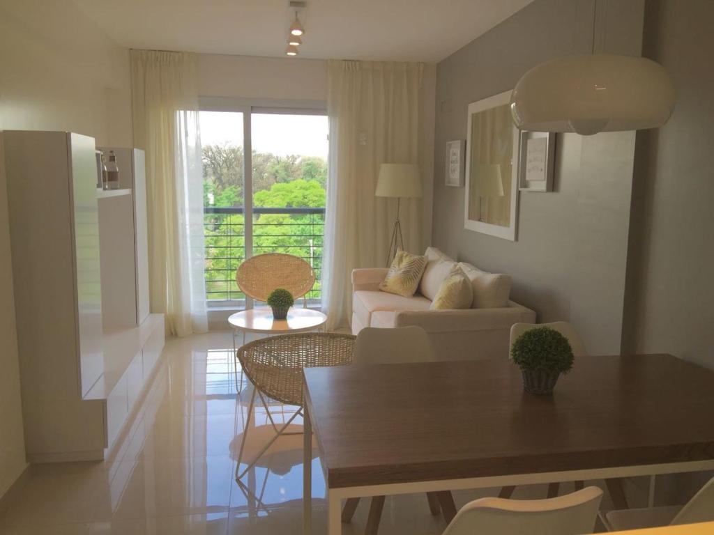 Posezení v ubytování 9 de Julio Park Suites