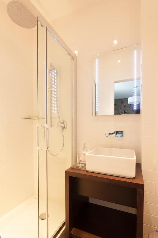 Koupelna v ubytování Boutique-Hotel Garni Bellevue Davos Wiesen