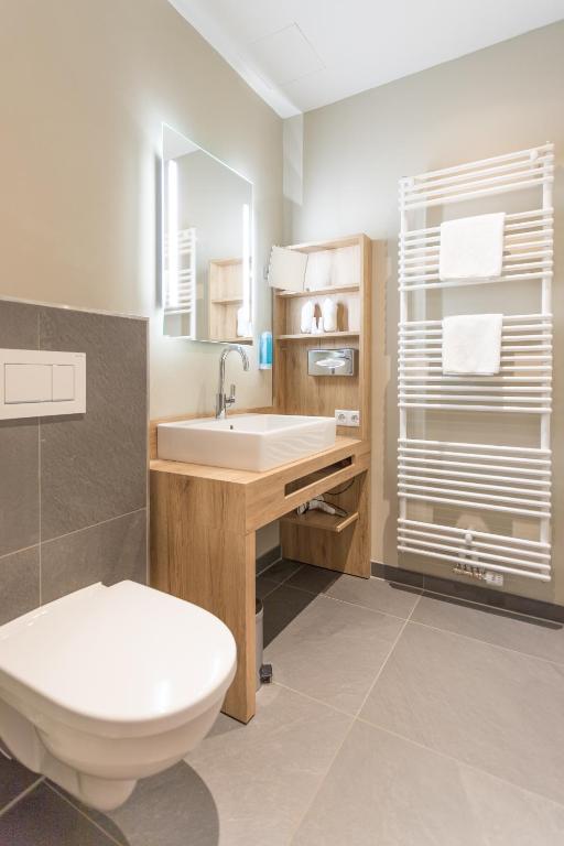 Koupelna v ubytování Hotel Gutsgasthof Stangl
