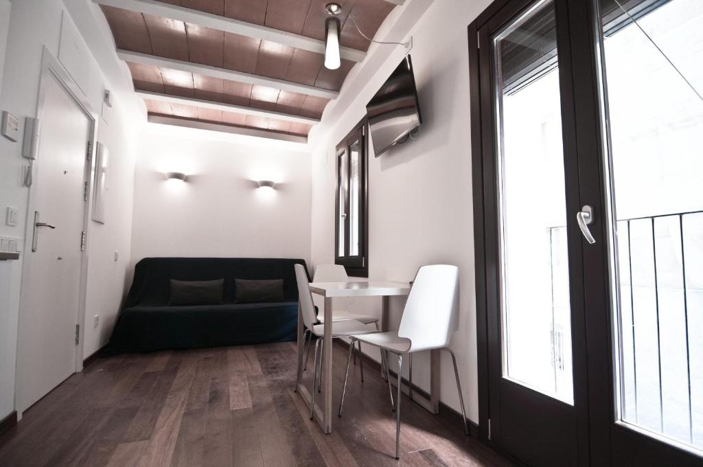 Posezení v ubytování Barcelona Beach Apartments
