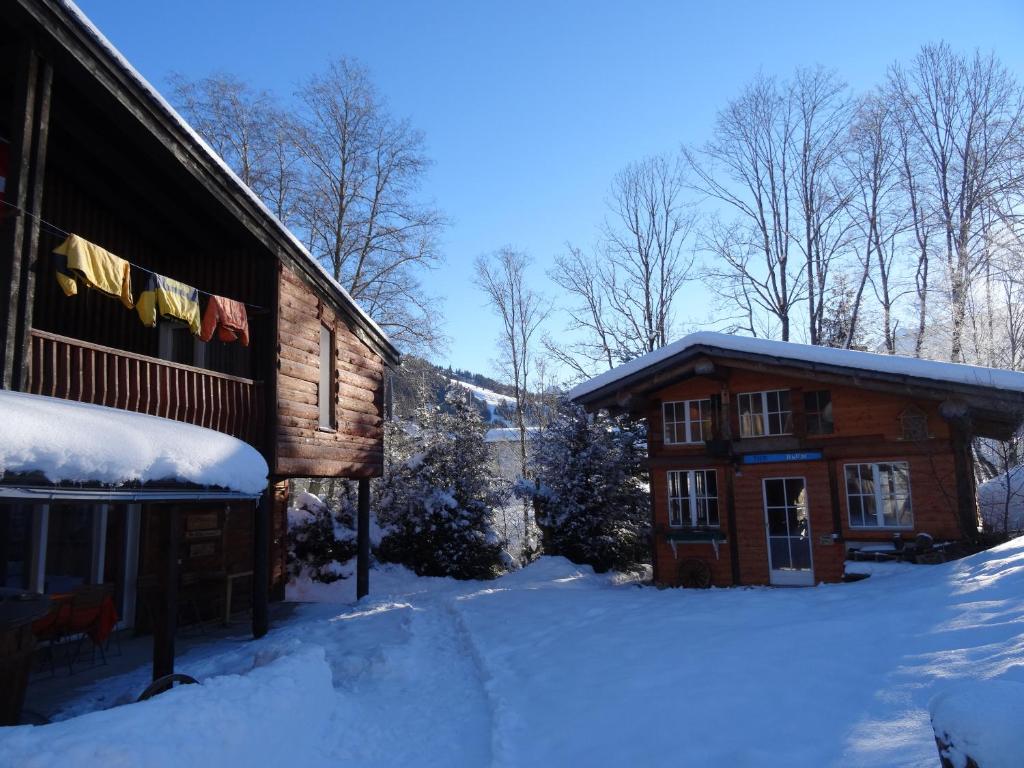Free Spirit Lodge v zimě