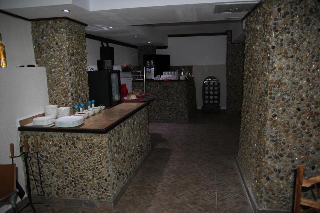 Kuchyň nebo kuchyňský kout v ubytování Hotel Doi Taurasi
