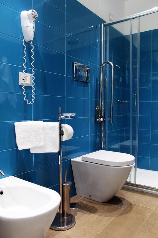 Koupelna v ubytování Hotel Mare