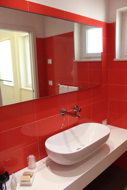 Koupelna v ubytování Hotel Mare