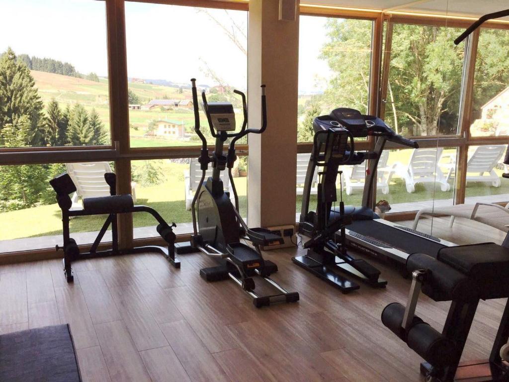 Fitness centrum a/nebo fitness zařízení v ubytování Hotel da Barba B&B