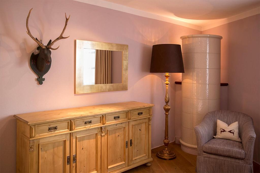 Posezení v ubytování Hotel Bergwelt