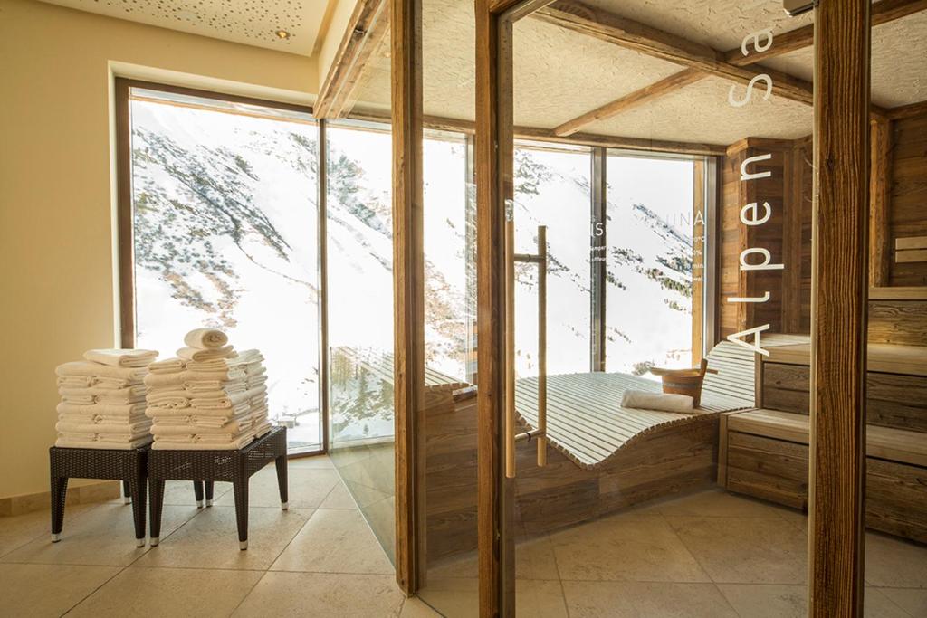 Posezení v ubytování Hotel Bergwelt