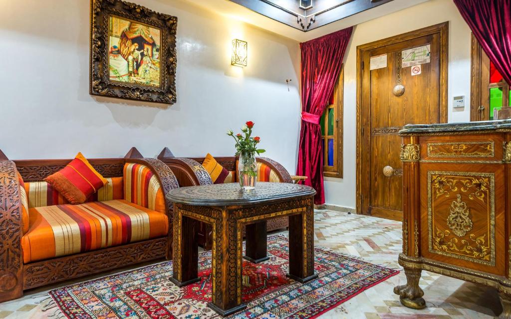 Posezení v ubytování Hotel & Ryad Art Place Marrakech