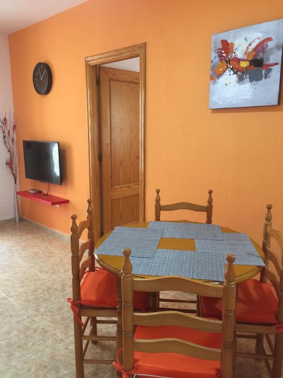 TV a/nebo společenská místnost v ubytování Apartamento Ibanez, casa 119