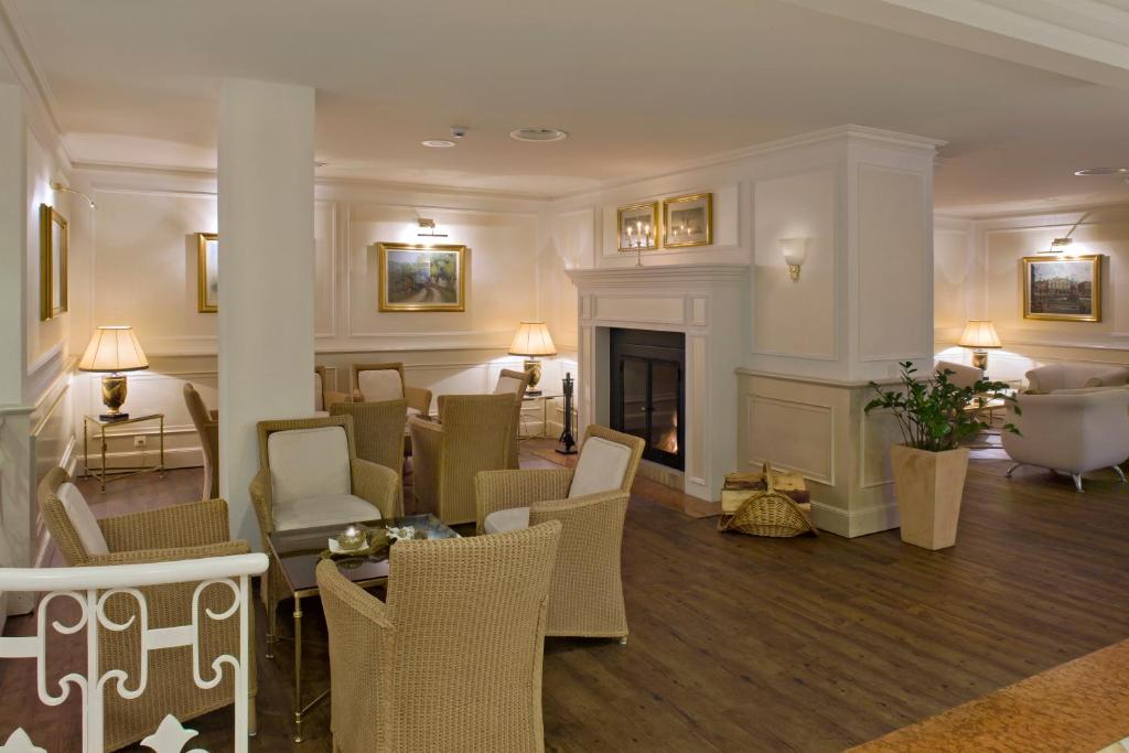 Posezení v ubytování Wellnesshotel Schweizerhof