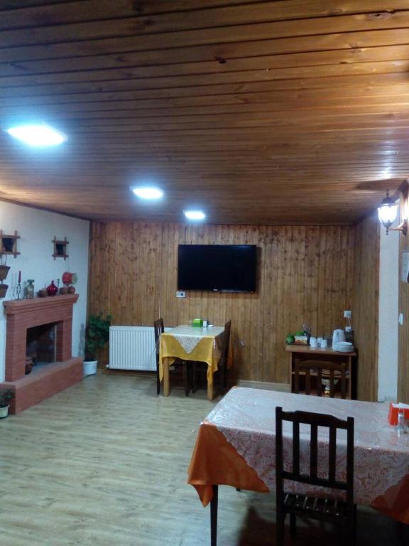 TV a/nebo společenská místnost v ubytování Tbilisi Downtown Guest House