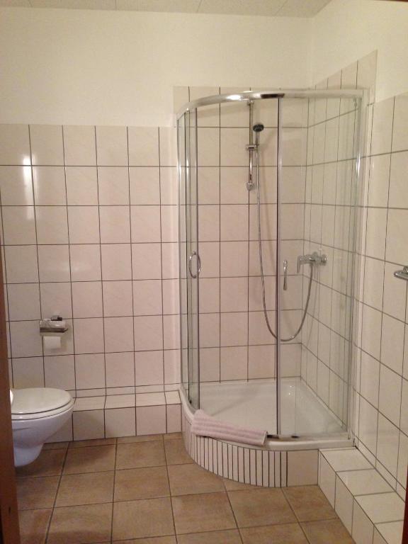 Koupelna v ubytování Heidekönig Hotel Celle