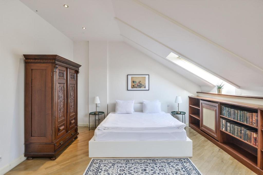 Katil atau katil-katil dalam bilik di Panoramic Loft