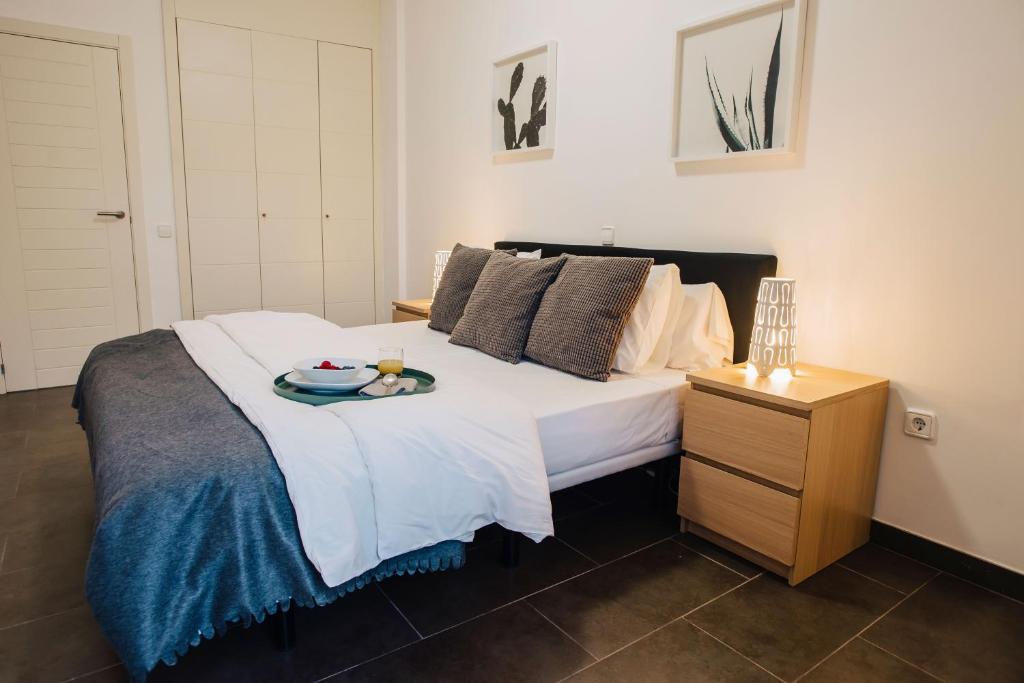 Un ou plusieurs lits dans un hébergement de l'établissement Cornisa Apartments