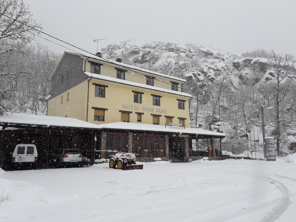 Hotel Don Pepe Lago de Sanabria v zimě