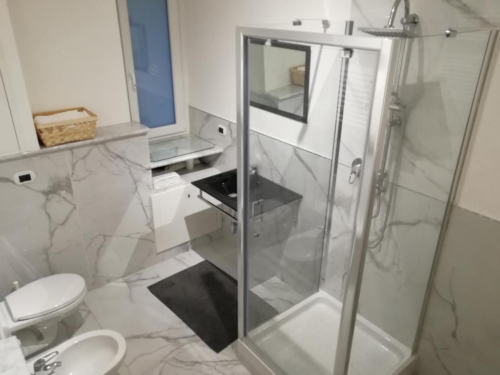 Koupelna v ubytování B&B Casa Nizza