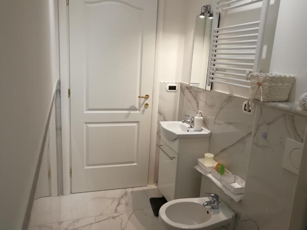 Koupelna v ubytování B&B Casa Nizza