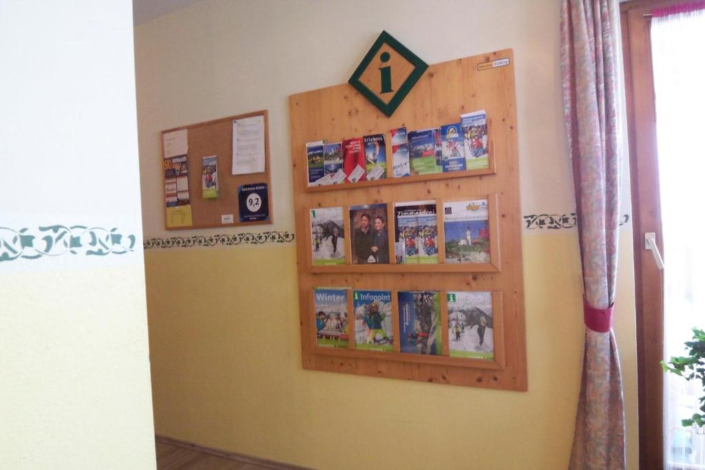 Certifikát, hodnocení, plakát nebo jiný dokument vystavený v ubytování Gästehaus Kübler