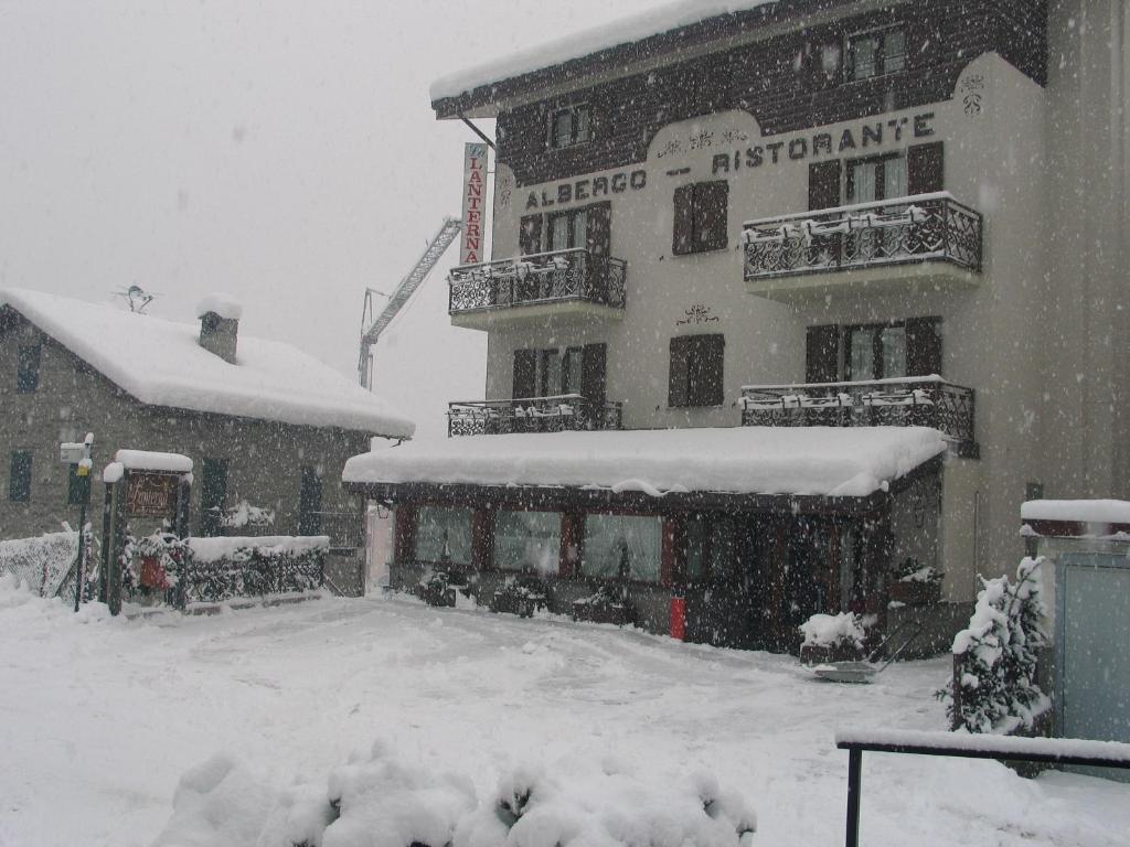 Hotel La Lanterna v zimě