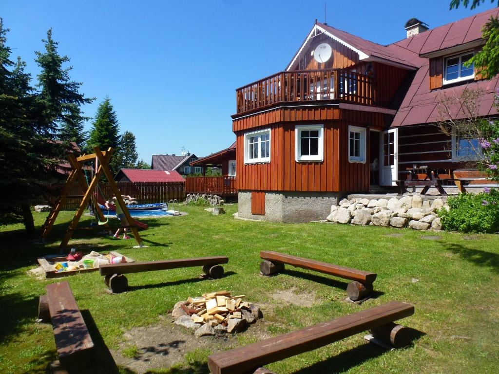 Zdjęcie z galerii obiektu Apartmány Pelíšek w mieście Harrachov