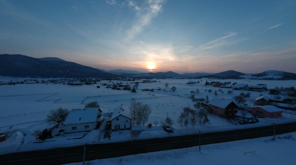 Příroda nedaleko penzionu
