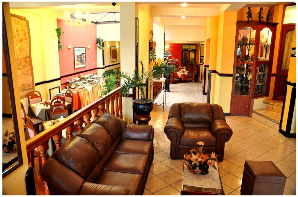 Posezení v ubytování Hotel Vilandre